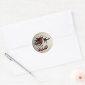 血走サイケデリック視 ラウンドシール (封筒)