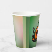 血走不気味ったカボチャ 紙コップ (右)