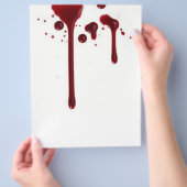 血（ばちゃばちゃ）跳ねる第4 チラシ (手)