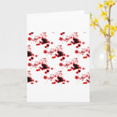 血 カード (黄色い花)