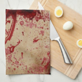 血 キッチンタオル (四つ折り)