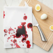 血 キッチンタオル (四つ折り)