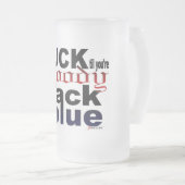 血 フロストグラスビールジョッキ (正面右)