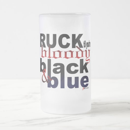 血 フロストグラスビールジョッキ (中央)