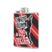 血、汗と恐怖なし、ラクロススキットル フラスク (左)