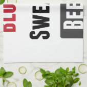 血、汗及びビール キッチンタオル (折り畳み)