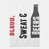 血、汗及びビール キッチンタオル (縦)