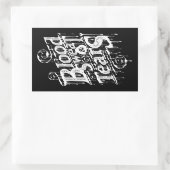 血、汗、涙 – ステッカー (バッグ)