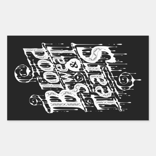 血、汗、涙 – ステッカー (正面)