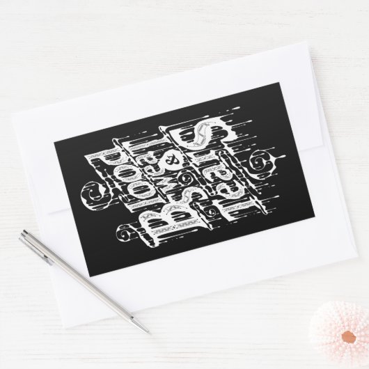 血、汗、涙 – ステッカー (封筒)