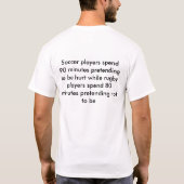 血、演劇のラグビーを与えて下さい Tシャツ (裏面)