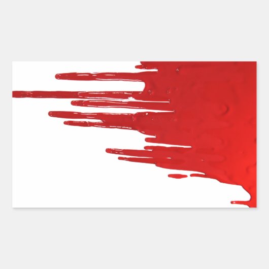 血 長方形シール (正面)