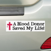 血doner バンパーステッカー (車上)