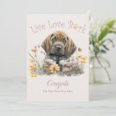 血houndの犬の養子縁組、Gotcha Day(血houndの犬を迎えた記念日) カード (スタンド正面)