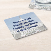 衆議院を動かす スクエアペーパーコースター (アングル)