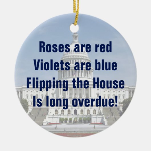 衆議院を動かす セラミックオーナメント (正面)