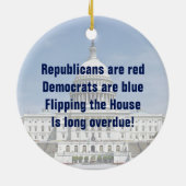 衆議院を動かす セラミックオーナメント (裏面)