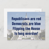 衆議院を動かす ポストカード (正面/裏面)