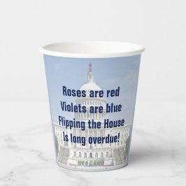 衆議院を動かす 紙コップ