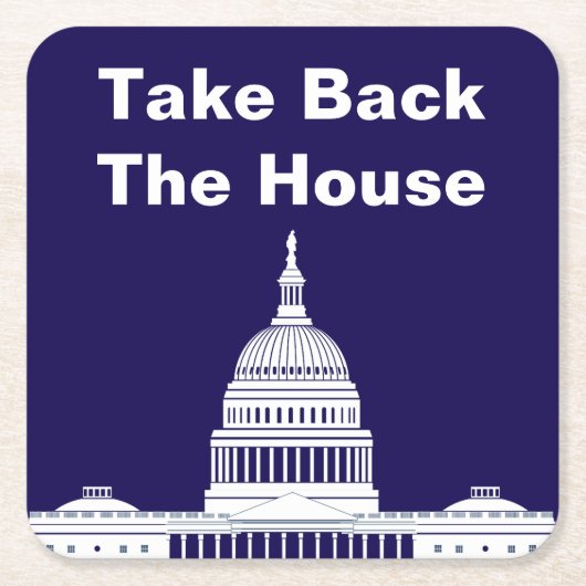 衆議院を召還する スクエアペーパーコースター (正面)