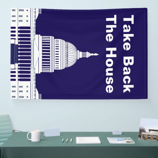 衆議院を召還する 横断幕 (トレードショー)