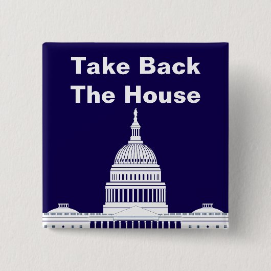 衆議院を召還する 缶バッジ (正面)