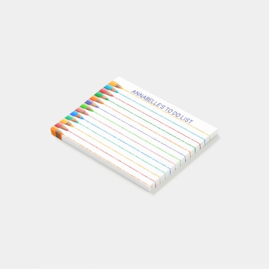 [行う鉛筆の線] [メモ帳の個人用設定] ポストイット (アングル)