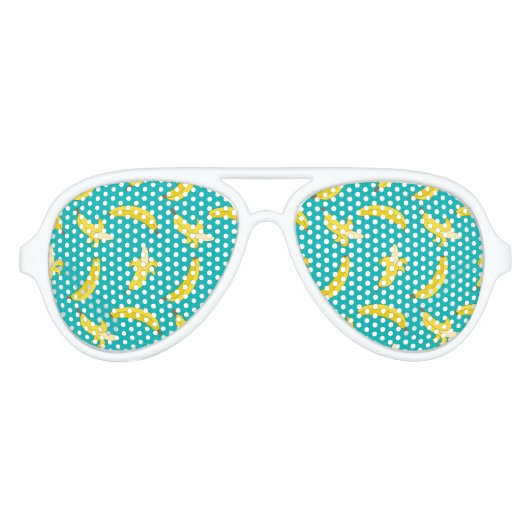 行おもしろいきバナ図解入りの、写真付きのス アビエーターサングラス (正面)