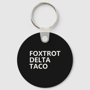 行おもしろいこうタコシャツフォクストロットDelta Taco 5 キーホルダー