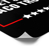 行おもしろいこうタコトランプ常に鶏を外にミーム ポスター (角)