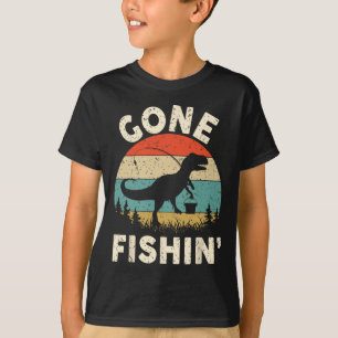 行おもしろい魚釣りシャツ男性女性青年少年の子供 Tシャツ