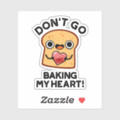 行かないベーキングマイハートおもしろいパン シール (シート)