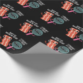 行かないベーコンマイハートおもしろい料理プンダークBG ラッピングペーパー (角)