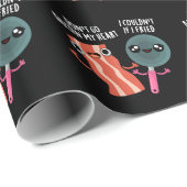 行かないベーコンマイハートおもしろい料理プンダークBG ラッピングペーパー (ロールコーナー)