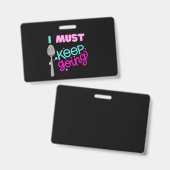 行かなくちゃ保いけない バッジ (表裏)