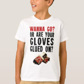 行きたいと思って下さいか。 ホッケーの執行者 Tシャツ (正面)