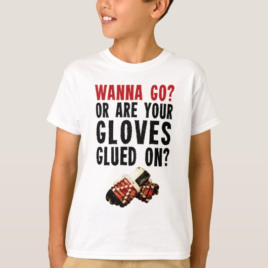行きたいと思って下さいか。 ホッケーの執行者 Tシャツ (正面)