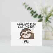 行きたいスロース新学期 ポストカード (スタンド正面)