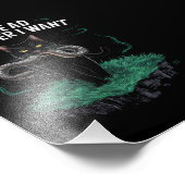 行きたい所へ足を踏み入おもしろいれる猫好き フォトプリント            (角)