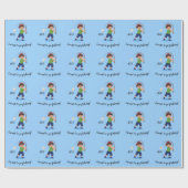 「行きたい魚釣り」ボーイズ魚釣り ラッピングペーパー (フラット)