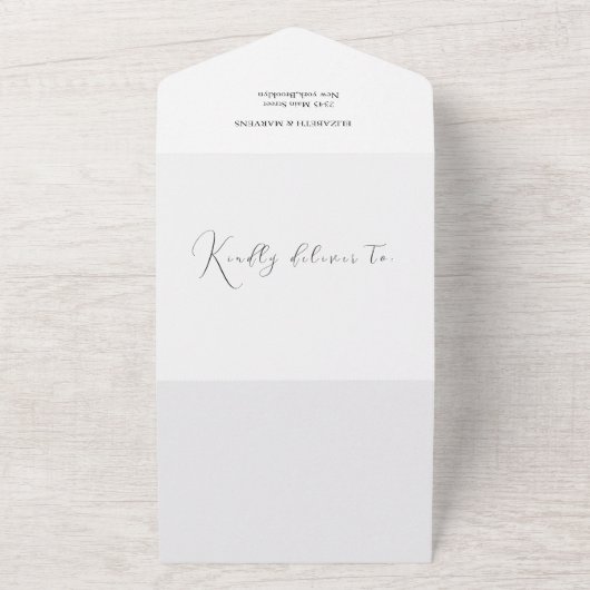 行き先が全部自分の結婚中に オールインワン招待状 (外側)