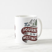 行き先が目的地だ コーヒーマグカップ (正面右)
