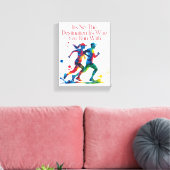 行き先ではなく、誰と一緒に走い キャンバスプリント (インサイチュ (リビング))