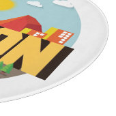 行き先のボストン カッティングボード (角)