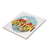 行き先のボストン タイル (側面)