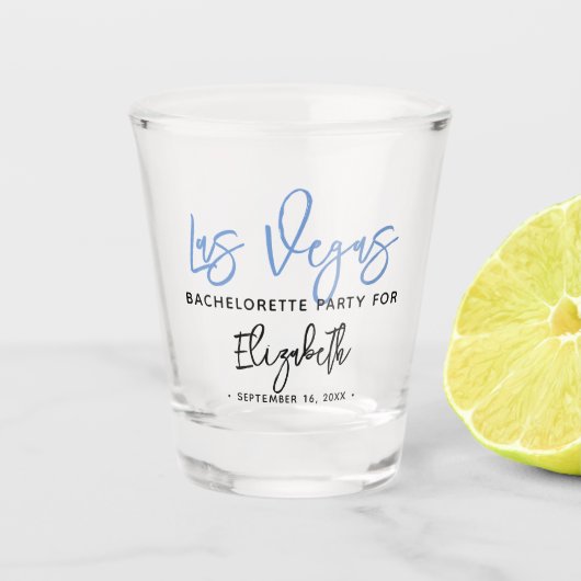 行き先パーティー ショットグラス (正面)