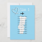 行き先結婚ポルトガルの地図表プランカード 招待状 (正面)