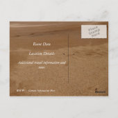 行き先結婚式 ポストカード (裏面)