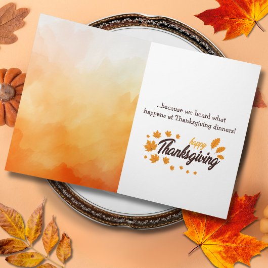 行き場のない服を着た感謝祭の七面鳥 シーズンカード