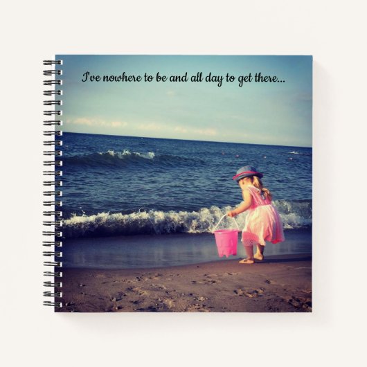 行き当たり前の場所と一日中そこに到着 – 旅行 ノートブック (正面)